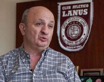 Nicolás Russo, presidente de Lanús
