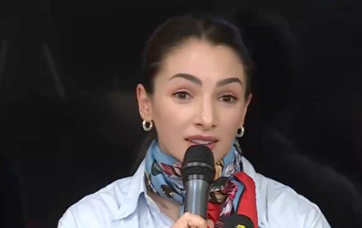 Conferencia de prensa de Thelma Fardin.