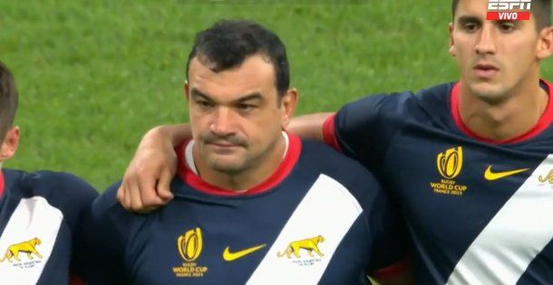 Hasta las lágrimas: así entonaron los Pumas el himno antes del partido con Inglaterra
