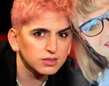 Traniela se quitó la peluca en pleno enfrentamiento con un periodista
