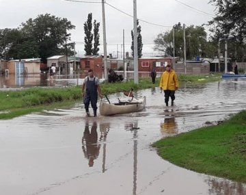 Fuerte temporal en Santa Fe y Entre Ríos: hay evacuados y rutas cortadas