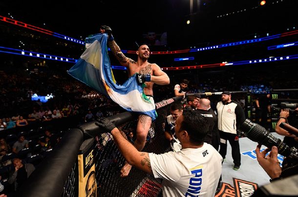 Orgullo argentino en UFC: Ponzinibbio ganó por nocaut en el primer round