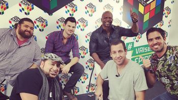 video: entrevista exclusiva a adam sandler por los ridiculos 6 video: entrevista exclusiva a adam sandler por los ridiculos 6