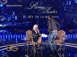 ¿Con propuesta indecente? Romeo Santos y un baile sexy para Susana Giménez