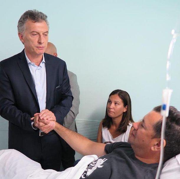 Mauricio Macri con Maximiliano Russo