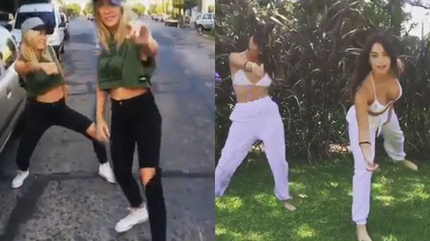 {altText(Laurita y Lali en el #DesafioBaila,Lali Espósito y Laurita Fernández se sumaron a un desafío de baile)}