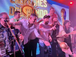 Fiesta de Messi en Rosario: la particular torta que le regalaron Los Palmeras