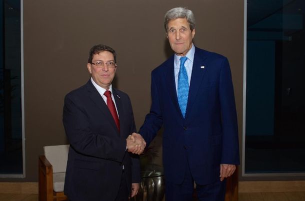 Encuentro histórico entre los cancilleres de Estados Unidos y Cuba