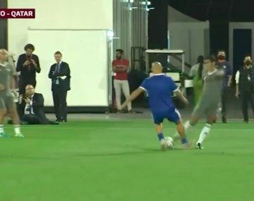 Javier Mascherano se lució en el Torneo de Leyendas de Qatar