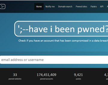 Crean un buscador para saber si fuiste hackeado