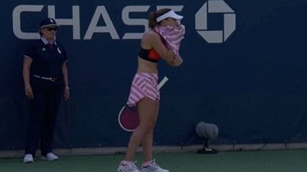 ¿Machismo en el US Open? Sancionaron a Alize Cornet por exhibicionismo y hay indignación
