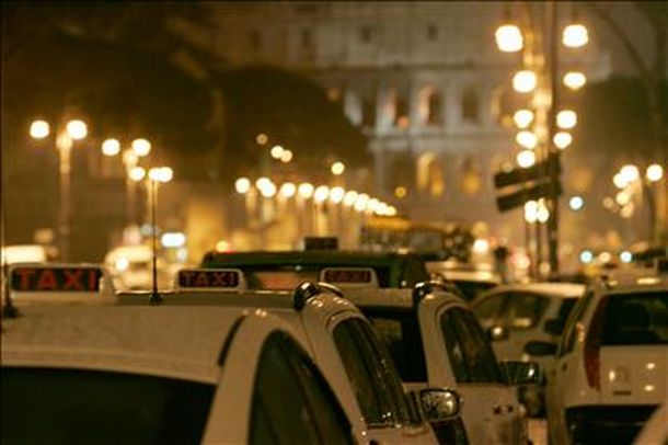 Protesta de taxis 2 EFE