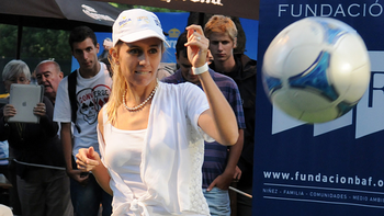 gisela dulko deslumbro a todos en el futbol-tenis gisela dulko deslumbro a todos en el futbol-tenis