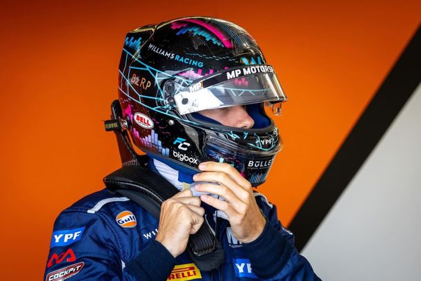 Franco Colapinto hizo una gran carrera en la Fórmula 2 y terminó en el cuarto puesto