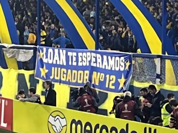 La hincha de Boca pide por la aparición de Loan.