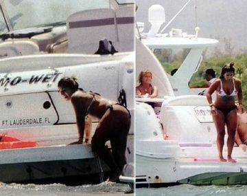 Gianinna Maradona, en Miami en bikini