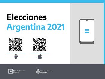 Resultados de las PASO en vivo, en una APP del Gobierno