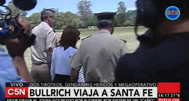 VIDEO: el blooper de Patricia Bullrich al subir al helicóptero