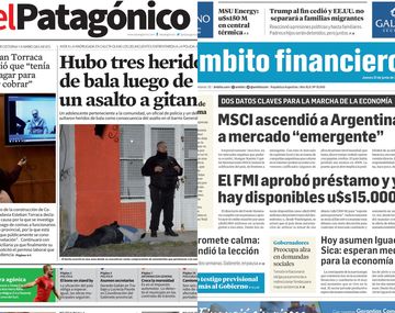 Tapas de diarios del jueves 21 de junio de 2018