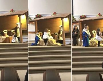 Un pesebre viviente en Estados Unidos