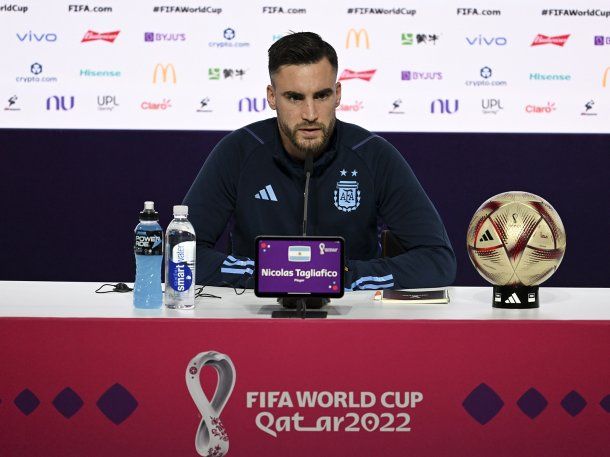 Nicolás Tagliafico palpitó el partido ante Croacia: No se parece en nada al del 2018