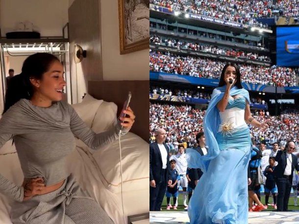 VIDEO: el momento en que María Becerra les contó a sus padres que cantaría el Himno en el Mundial 2026