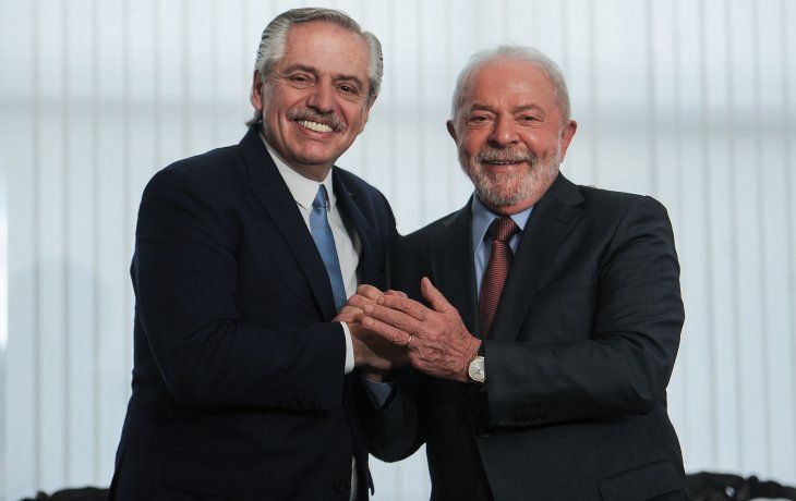 Alberto Fernández y Luiz Inácio Lula da Silva