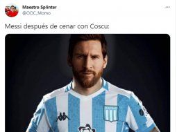 Los memes por Coscu en la cena despedida de Messi con Ibai y Agüero