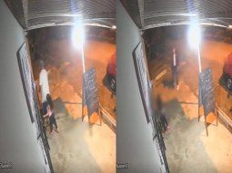 La secuencia quedó grabada por más cámaras de seguridad. La secuencia quedó grabada por más cámaras de seguridad.