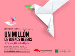 Jornada de Origami en el Jardín Japonés: Un Millón de Buenos Deseos por un Mundo Mejor