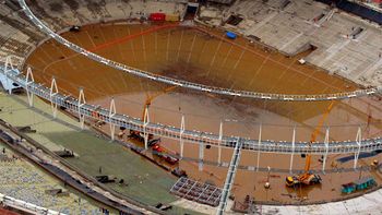 un temporal azoto al maracana y atraso mas las obras un temporal azoto al maracana y atraso mas las obras