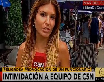 Funcionario marplatense impidió el trabajo del móvil de C5N