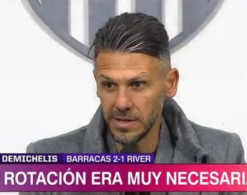 Demichelis tras la derrota de River ante Barracas: La rotación era necesaria