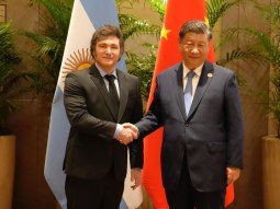 Javier Milei junto a Xi Jinping, actual presidente de China.