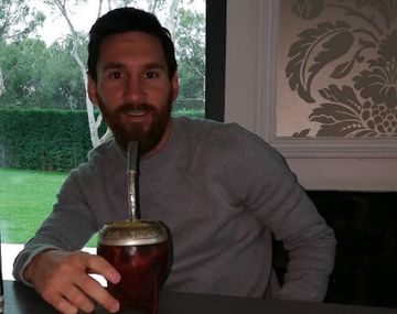 Lionel Messi, relajado en Barcelona