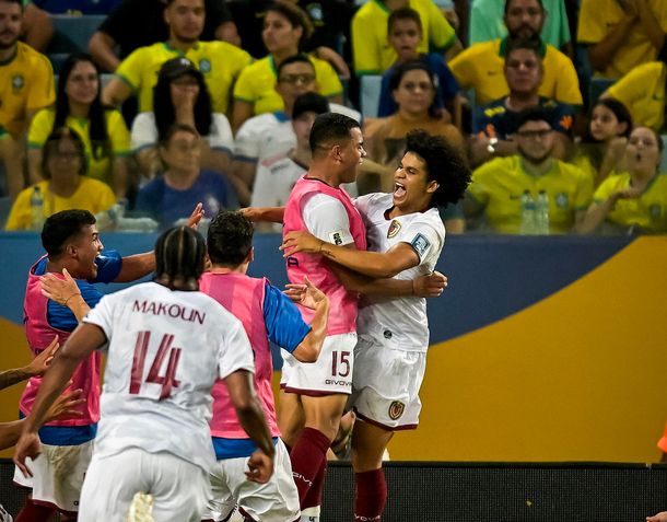 Venezuela le empató a Brasil como visitante con un golazo en el