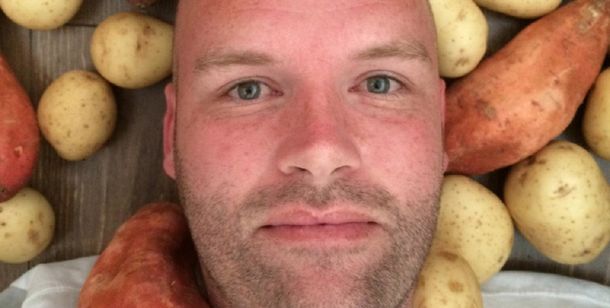 Bajó 50 kilos comiendo papas