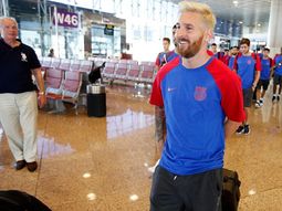 el rubio lionel messi se sumo a la pretemporada con el barcelona el rubio lionel messi se sumo a la pretemporada con el barcelona