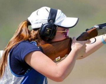 La argentina Melisa Gil terminó octava y recibió un diploma en tiro
