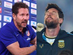 diego simeone emociono al hablar de lionel messi: nos enseno a pelear y... diego simeone emociono al hablar de lionel messi: nos enseno a pelear y...