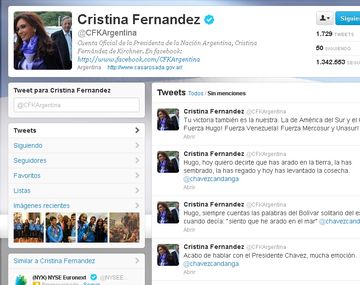 Cristina felicitó a Chávez: Tu victoria también es la nuestra