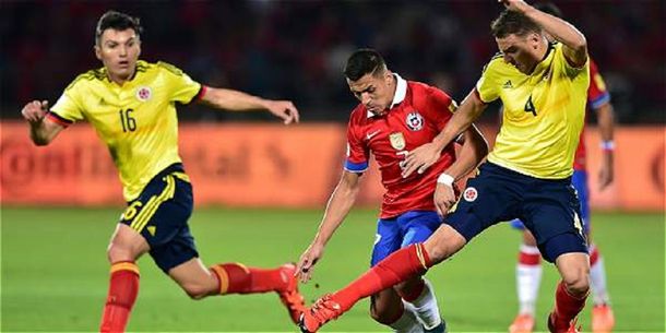 Chile y Colombia empataron en Santiago en el duelo de DTs argentinos
