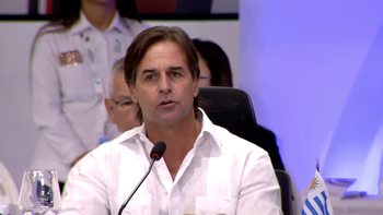 El presidente Luis Lacalle Pou en la última Cumbre Iberoamericana, en Santo Domingo, República Dominicana. El presidente Luis Lacalle Pou en la última Cumbre Iberoamericana, en Santo Domingo, República Dominicana.