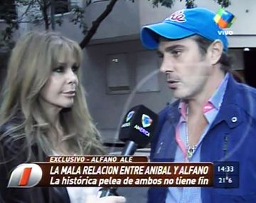 Graciela Alfano y Matías Alé en Intrusos