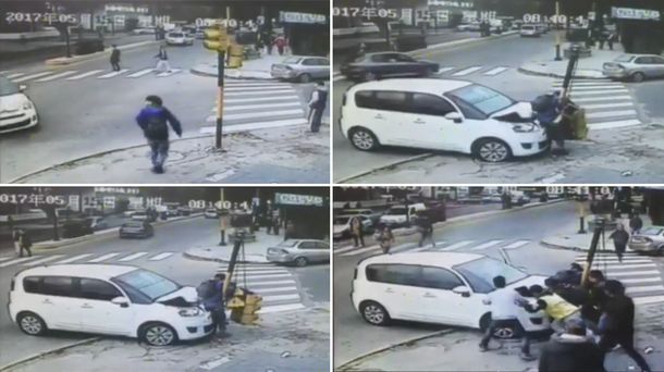 El momento del choque