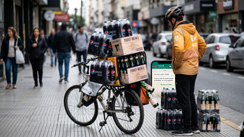 Polémica viral: no soy un flete, le dijo un delivery que rechazó llevar un pedido con 60 botellas Polémica viral: no soy un flete, le dijo un delivery que rechazó llevar un pedido con 60 botellas