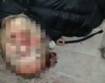 Así dejarpn al delincuente que quería robar la moto