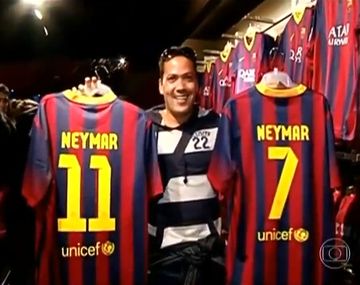 Polémica en Barcelona por el número de la camiseta de Neymar
