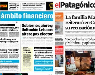 Tapas de diarios del lunes 18 de septiembre de 2017