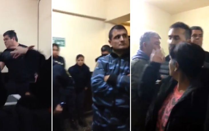Reclamo y cruce con la policía por la pareja que murió secuestrada